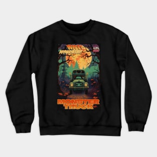 Halloween Monster Truck Dead by Mourning Crewneck Sweatshirt